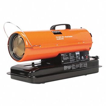 DAYTON FanFrcd Prtbl Oil/Krosne Trpedo Htr 1.6A, 3VE48