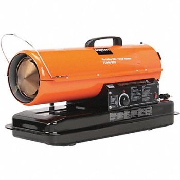 DAYTON FanFrcd Prtbl Oil/Krosne Trpedo Htr 1.6A, 3VE49