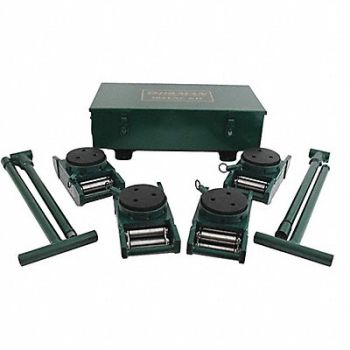 HILMAN ROLLERS Equipment Roller Kit 120 000 lb Swivel, 3VH83