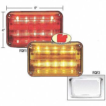 FEDERAL SIGNAL CHROMED PLASTIC BEZEL, 3VTD1