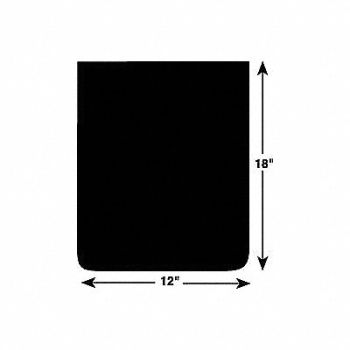 BUYERS PRODUCTS 12X18 MUD FLAPS PR, 3VUH3