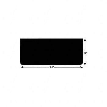 BUYERS PRODUCTS PLAIN MUD FLAPS 24X12IN PR, 3VUH7