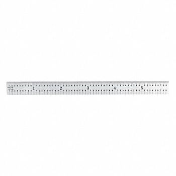 GENERAL Flexible Steel Rule 6 In Engineers, 3VZN5