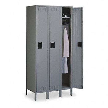 TENNSCO E1574 Wrdrb Lckr 1x3Lckr Gray 78 x45 x18 Assm, 4LA30