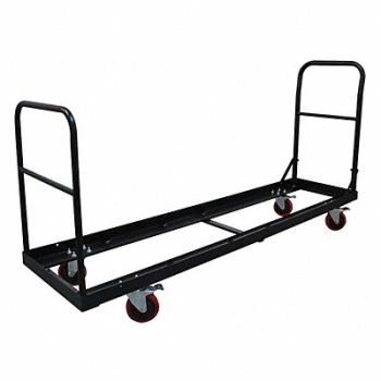 GRAINGER APPROVED Folding Chair Cart 77x19-7/32 32 Chairs, 3W076