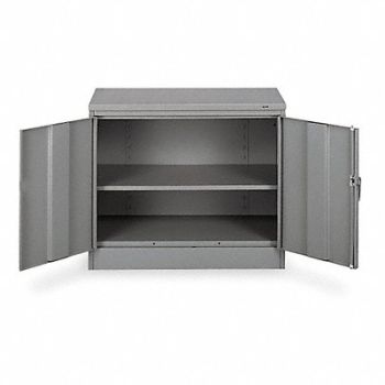 TENNSCO Shelving Cabinet 30 H 36 W Medium Gray, 3W086
