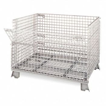 NASHVILLE WIRE Clps Bulk Ctr Silver Vented 43 in, 3W552