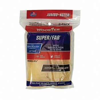 WOOSTER Mini Rollers 4 1/2 L 1/2 Nap Knit PK2, 3WA81