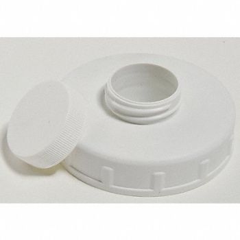 GRAINGER APPROVED Vent Closure Cap 83-400mm PP Wide Wht, 3WAG1