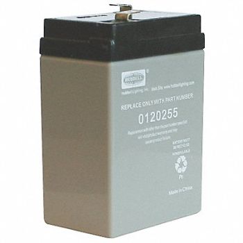 DUAL-LITE Battery 2.4V 72hr 1 1/2in AMP, 3WAK1