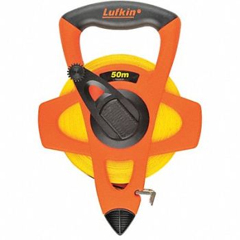 CRESCENT LUFKIN Long Tape Measure 13mmx50m Orange/Black, 3WAV6