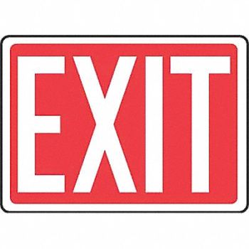 ACCUFORM Exit Sign Exit 7 X10, 771L50
