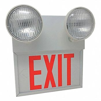 BIG BEAM ExtSgn EmLt Steel Sld Ld Cal LED 1.7W, 3WCY4