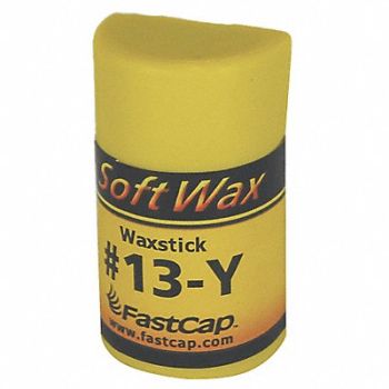 FAST CAP Soft Wax Filler System 1 oz Stick Yellow, 3WDV8
