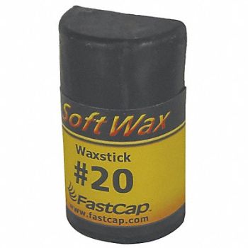 FAST CAP Soft Wax Filler System 1 oz Stick Black, 3WEE7