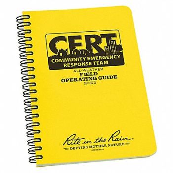 RITE IN THE RAIN All Wthr Field Operating Guide Wirebound, 3WHA7