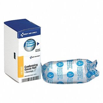 FIRST AID ONLY Conforming Gauze Roll Bandage Sterile No, 3WHR9