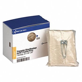FIRST AID ONLY Triangular Sling 40 x 40 x 56 In, 3WHT4