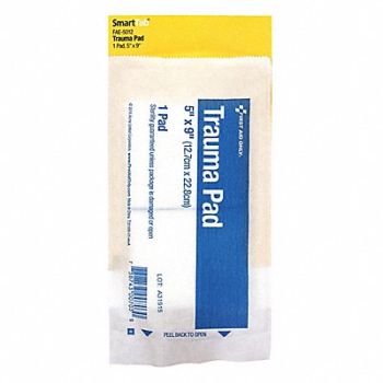 FIRST AID ONLY Trauma Pad Sterile No, 3WHU3