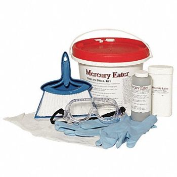 MERCURY EATER Mercury Spill Kit 128 oz., 3WMW5