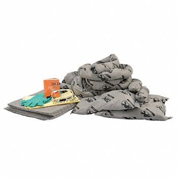 BRADY SPC ABSORBENTS Spill Kit Refill Universal Gray, 3WNE7