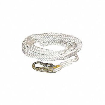 HONEYWELL MILLER K3316 Positioning Lanyard White Fixed, 36WA31