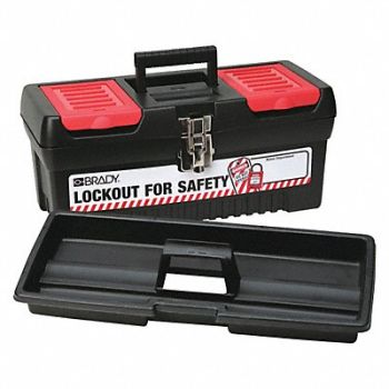 BRADY Lockout Tool Box Unfilled, 3WPG5