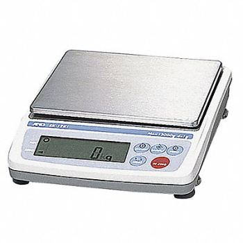 A D WEIGHING Digital Balance SS Platform 1200g Cap., 3WRR4