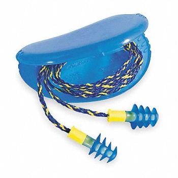 HONEYWELL HOWARD LEIGHT Ear Plugs Corded Flanged 27dB PK100, 3WU29