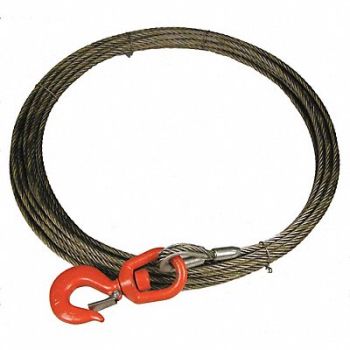LIFT-ALL Winch Cable 3/8 In x 50 ft, 3YAP8