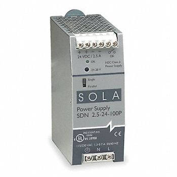 SOLAHD DC Power Supply 24VDC 2.5A 47-63Hz, 3WY62