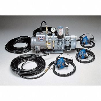 ALLEGRO Supplied Air Pump Package Half Mask, 3WYK2