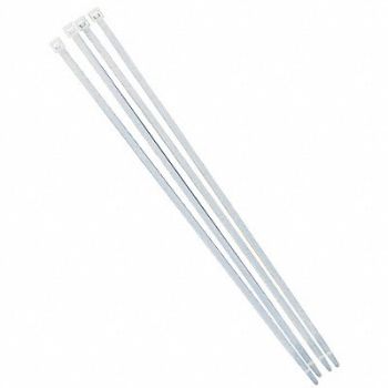 BRADY Cable Tie 7 in White PK100, 3XAT5