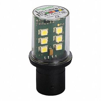 SCHNEIDER ELECTRIC Flashing LED Lamp White 24VAC/DC 7W, 3XB56