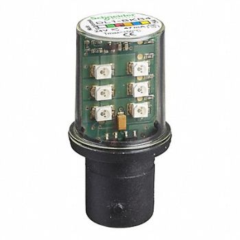 SCHNEIDER ELECTRIC Flashing LED Lamp Red 24VAC/DC 7W, 3XB58