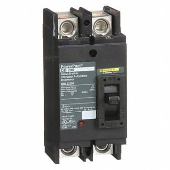 SQUARE D Circuit Breaker 200A 2P 240VAC QB, 3XB98