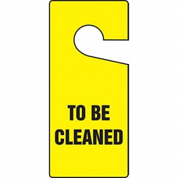 ACCUFORM Door Knob Hanger Tag 9in H 4in W PK10, 3XDA3