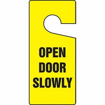 ACCUFORM Door Knob Hanger Tag 9in H 4in W PK10, 3XDC6