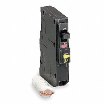 SQUARE D Circuit Breaker 15A Plug In 120V 1P, 3XE17