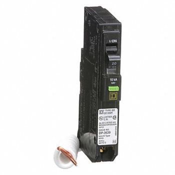 SQUARE D Circuit Breaker 20A Plug In 120/240V 1P, 3XE18