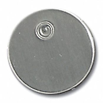 SEE ALL INDUSTRIES Blank Tag Alum 1 1/2in H 1 1/2in W PK25, 3XEF3