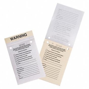 BRADY Parking Violation Tags 2Prt Crbnls PK100, 3XEH4