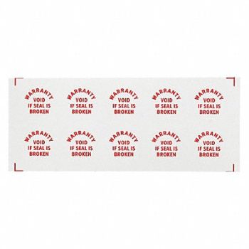 ELECTROMARK Calibration Label Red/White PK200, 3XFF4