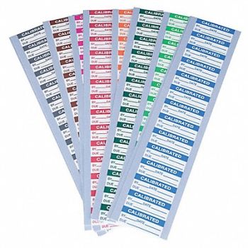 STRANCO INC Inspection Label English 5/8in H PK182, 3XFG1