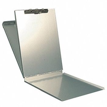 SAUNDERS Storage Clipboard Legal Sz Metal Silver, 3XFP1