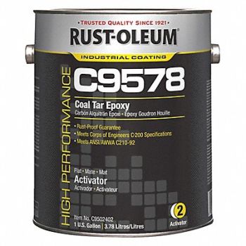 RUST-OLEUM Coal Tar Epoxy Activator C9578 1 gal Can, 3XH20