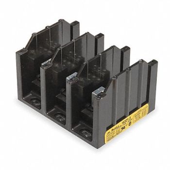 BUSSMANN Power Distr Block Al/Cu 600V AC/DC, 3XH75