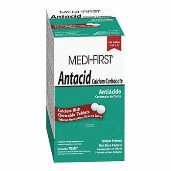 MEDI-FIRST Antacids Chewable Tablet PK500, 9WHV2