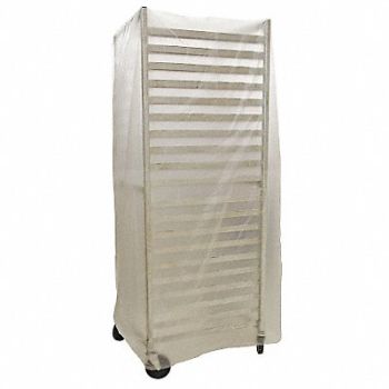 TOUGH GUY Plastic Rack Cover 24 D 80 H 29 W PK50, 3XVY4