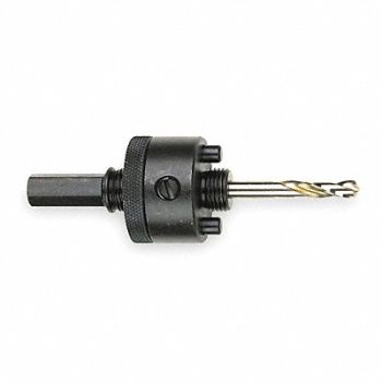 MILWAUKEE Quick Change Hole Saw Arbor 7/16 Hex, 3Y079